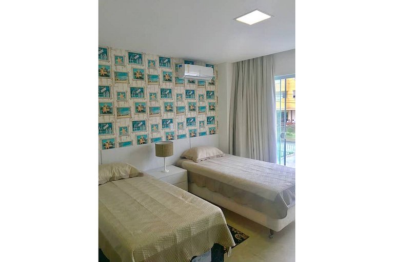 Paraíso em Mariscal apartamento - Pé na Areia