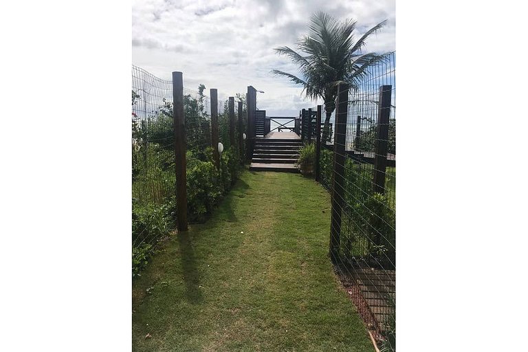 Natureza e pé na Areia