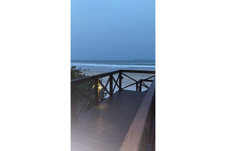 Natureza e pé na Areia
