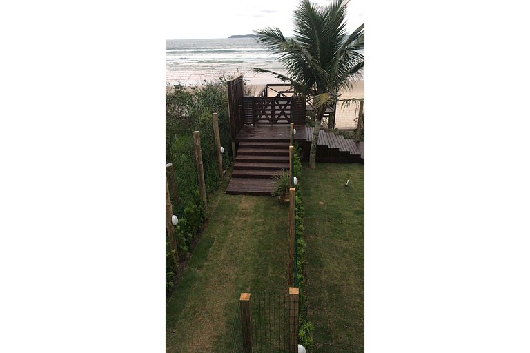 Natureza e pé na Areia