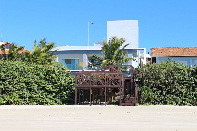 Natureza e pé na Areia