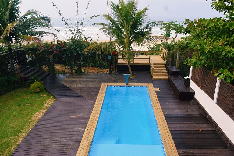 Fantástico frente mar - Piscina aquecida para 14 pessoas-pé