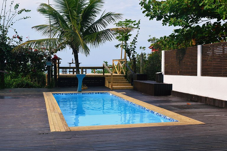 Fantástico frente mar - Piscina aquecida para 14 pessoas-pé